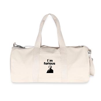 Je suis furieux à propos de la politique - Sac de sport en toile recyclée Stanley/Stella - blanc naturel - Devant