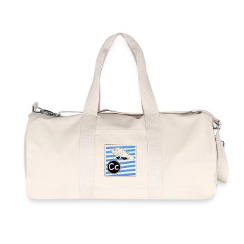 C wie Clownfisch  - Recycelte Canvas-Sporttasche von Stanley/Stella - Naturweiß - Vorne