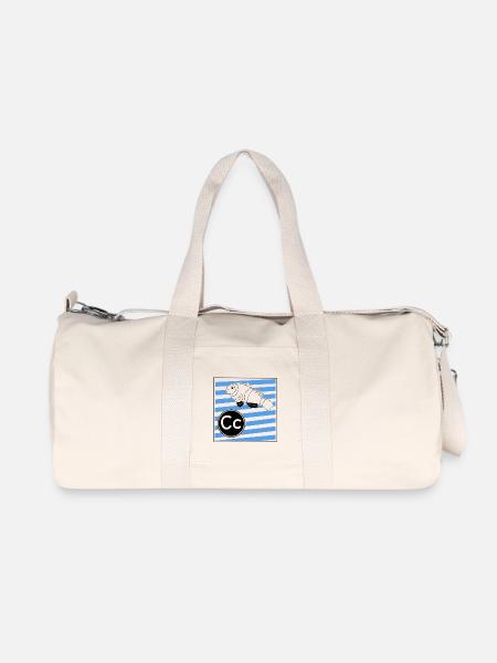C for Clownfish - Recycled Canvas Sports Bag by Stanley/Stella - natural