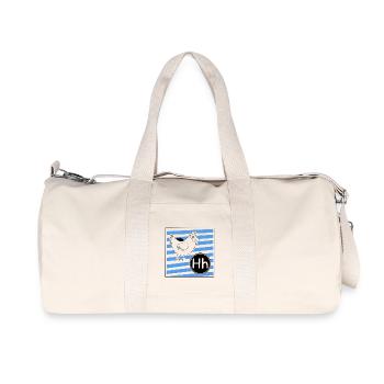 H for Chicken - Recycled Canvas Sports Bag by Stanley/Stella - natural - Front