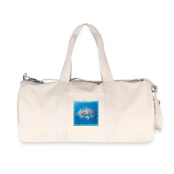 Requin de Transe - Sac de sport en toile recyclée Stanley/Stella - blanc naturel - Devant