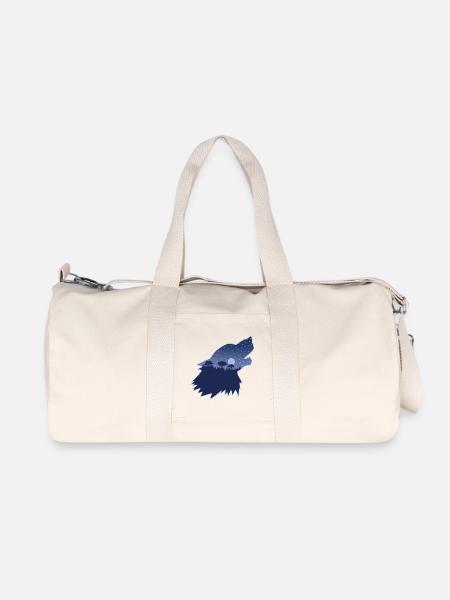 Der Ruf des Waldes - Recycelte Canvas-Sporttasche von Stanley/Stella - Naturweiß