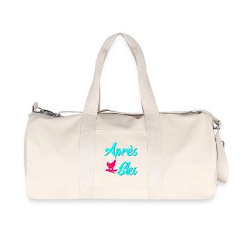 Apres Ski Snowboarding Geflügel - Recycelte Canvas-Sporttasche von Stanley/Stella - Naturweiß - Vorne
