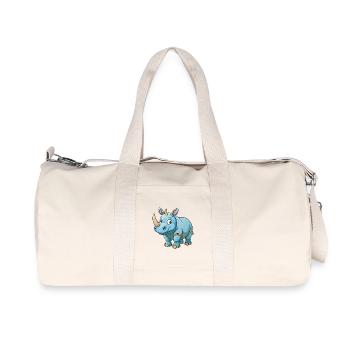 Rhinoceros - Sac de sport en toile recyclée Stanley/Stella - blanc naturel - Devant