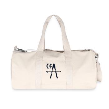 OPA SKIFAHREN SKI - Recycelte Canvas-Sporttasche von Stanley/Stella - Naturweiß - Vorne