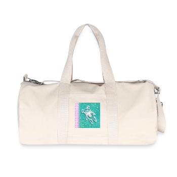 Clean Core Bubble Bear - Recycled Canvas Sports Bag by Stanley/Stella - natural - Front