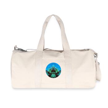 Water creatures in the red - Recycled Canvas Sports Bag by Stanley/Stella - natural - Front