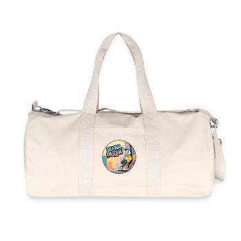 Joyeux Lapin de la rue de Pâques - Sac de sport en toile recyclée Stanley/Stella - blanc naturel - Devant
