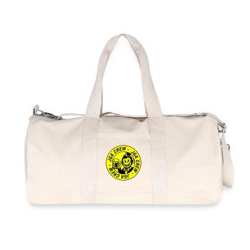 Enterrement de vie de garçon du groupe Bachelor Crew Singe - Sac de sport en toile recyclée Stanley/Stella - blanc naturel - Devant