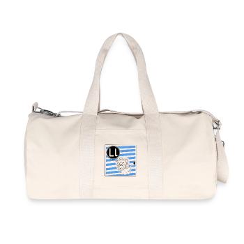 L for Lion - Recycled Canvas Sports Bag by Stanley/Stella - natural - Front