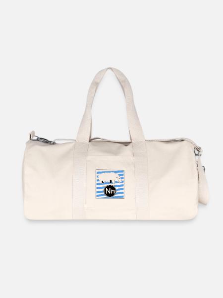 Ni for Hippopotamus - Recycled Canvas Sports Bag by Stanley/Stella - natural