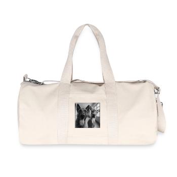 Meilleurs amis - Sac de sport en toile recyclée Stanley/Stella - blanc naturel - Devant