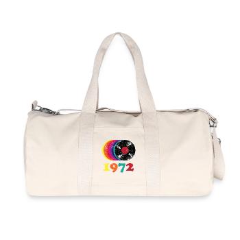 Vintage 1972 - Recycled Canvas Sports Bag by Stanley/Stella - natural - Front