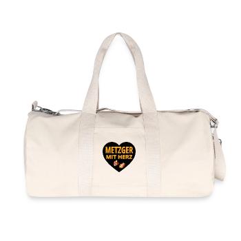 Metzger - Recycelte Canvas-Sporttasche von Stanley/Stella - Naturweiß - Vorne