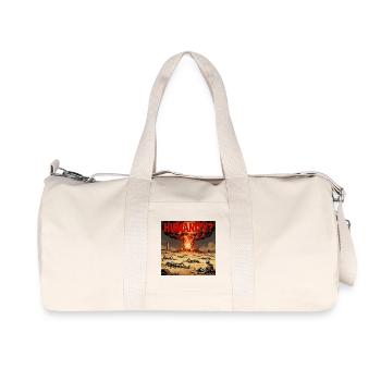 Atomic Humanity? - Recycelte Canvas-Sporttasche von Stanley/Stella - Naturweiß - Vorne