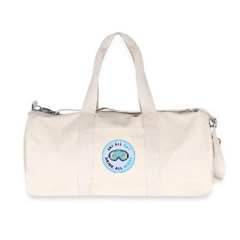 Ski toute la journée - Sac de sport en toile recyclée Stanley/Stella - blanc naturel - Devant