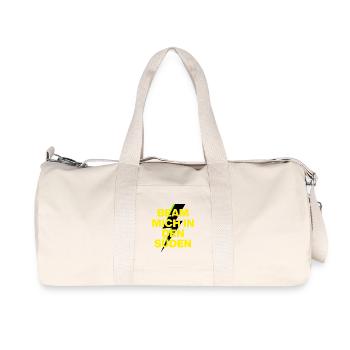 TÉLÉPORTEZ-MOI VERS LE SUD, MALLE APPELLE ! ENTERREMENT DE VIE DE GARÇON DES FÊTES - Sac de sport en toile recyclée Stanley/Stella - blanc naturel - Devant
