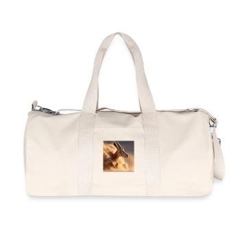 Antelope in a Sandstorm – Speed & Instinct - Recycled Canvas Sports Bag by Stanley/Stella - natural - Front