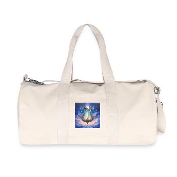 Porte d’Or : Arche Céleste - Sac de sport en toile recyclée Stanley/Stella - blanc naturel - Devant