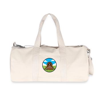 Petit héros creuseur de taupes dans le jardin - Sac de sport en toile recyclée Stanley/Stella - blanc naturel - Devant