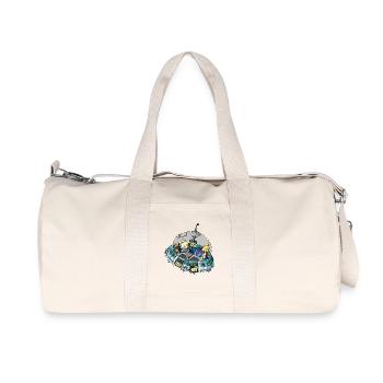 Micol et Mael - l’OVNI 1 / - Sac de sport en toile recyclée Stanley/Stella - blanc naturel - Devant