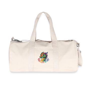 Himmels Drache - Couleurs du ciel - Sac de sport en toile recyclée Stanley/Stella - blanc naturel - Devant