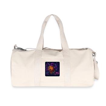 Capybara Einhorn Party - Recycelte Canvas-Sporttasche von Stanley/Stella - Naturweiß - Vorne