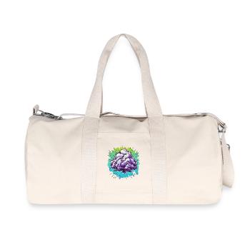 Purple Mist Ball Explosion - Recycled Canvas Sports Bag by Stanley/Stella - natural - Front