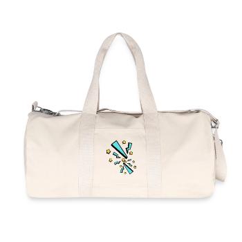 éclair  - Sac de sport en toile recyclée Stanley/Stella - blanc naturel - Devant