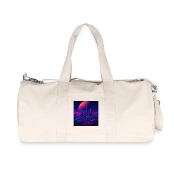 RockyZoo62 - Recycelte Canvas-Sporttasche von Stanley/Stella - Naturweiß - Vorne