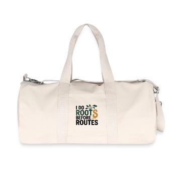 Naturopath I Do Roots Before Routes Professional  - Recycled Canvas Sports Bag by Stanley/Stella - natural - Front
