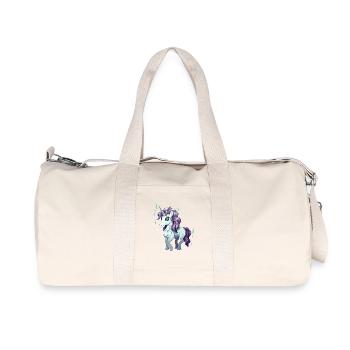 Pluie de Cristal Licorne - Sac de sport en toile recyclée Stanley/Stella - blanc naturel - Devant