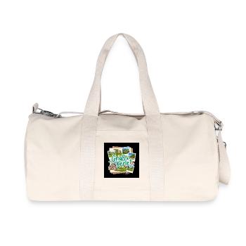 Hello guys! Bavarian landscape - Recycled Canvas Sports Bag by Stanley/Stella - natural - Front