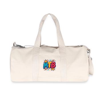 MTB Pop Art Bang - Recycled Canvas Sports Bag by Stanley/Stella - natural - Front