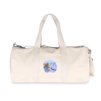 Boarder's Swing Snowboard Sport - Sac de sport en toile recyclée Stanley/Stella - blanc naturel - Devant