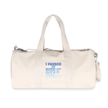 Cadeaux de disc golf Disc Golf - Sac de sport en toile recyclée Stanley/Stella - blanc naturel - Devant