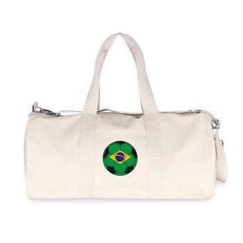 Football_team_Brazil - Sac de sport en toile recyclée Stanley/Stella - blanc naturel - Devant