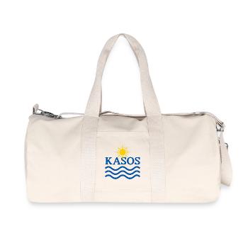 Soleil et Vagues de Kasos - Sac de sport en toile recyclée Stanley/Stella - blanc naturel - Devant