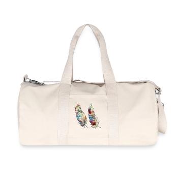 Pen - Recycled Canvas Sports Bag by Stanley/Stella - natural - Front