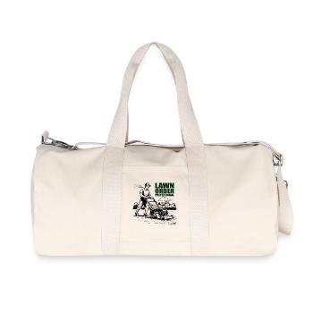 LAWN ORDER PROFESSIONAL Garten Rasenpflege Profi - Recycelte Canvas-Sporttasche von Stanley/Stella - Naturweiß - Vorne