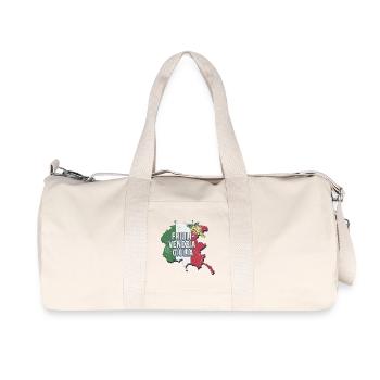 Friuli Venezia Giulia Italien Region Souvenir - Recycelte Canvas-Sporttasche von Stanley/Stella - Naturweiß - Vorne