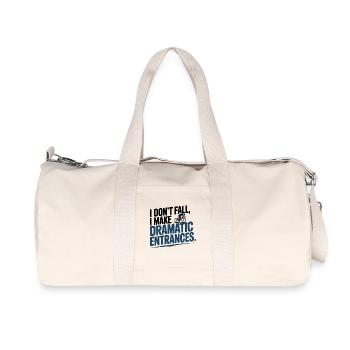 Künstlerischer Zyklus Ich falle nicht dramatischer Auftritt - Recycelte Canvas-Sporttasche von Stanley/Stella - Naturweiß - Vorne