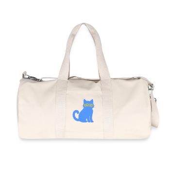 Cat-loving bride 2026 - Recycled Canvas Sports Bag by Stanley/Stella - natural - Front