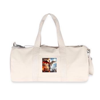 Dualité Céleste et Infernale - Sac de sport en toile recyclée Stanley/Stella - blanc naturel - Devant