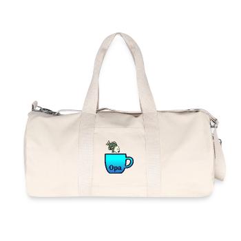 Opa Angler Fischer - Recycelte Canvas-Sporttasche von Stanley/Stella - Naturweiß - Vorne