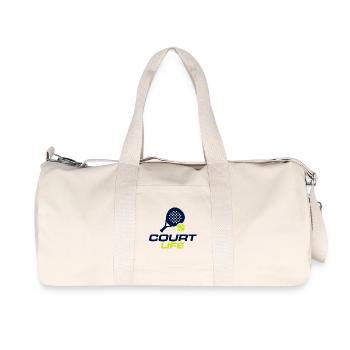 Maillot de sport joueur de padel Court Life - Sac de sport en toile recyclée Stanley/Stella - blanc naturel - Devant