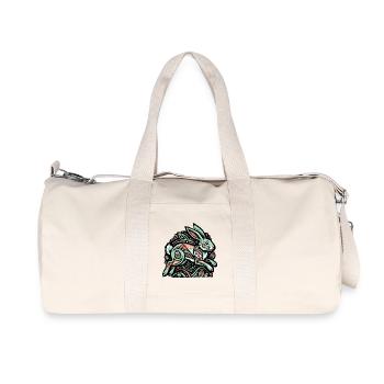 Œufs de lapins de Pâques - Sac de sport en toile recyclée Stanley/Stella - blanc naturel - Devant