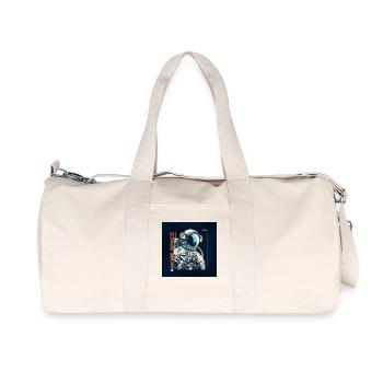 MORE SPACE - Recycled Canvas Sports Bag by Stanley/Stella - natural - Front