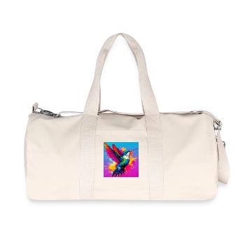 colibri - Sac de sport en toile recyclée Stanley/Stella - blanc naturel - Devant