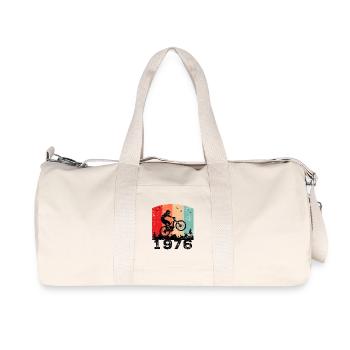 Millésime 1976 - Sac de sport en toile recyclée Stanley/Stella - blanc naturel - Devant